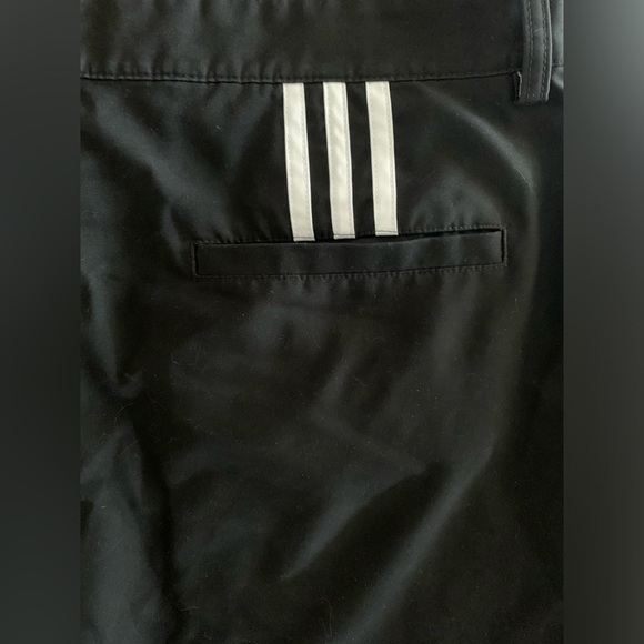 ADIDAS CLIMALITE SOLID BLACK GOLF PANTS 34X32 - Picture 2 of 11